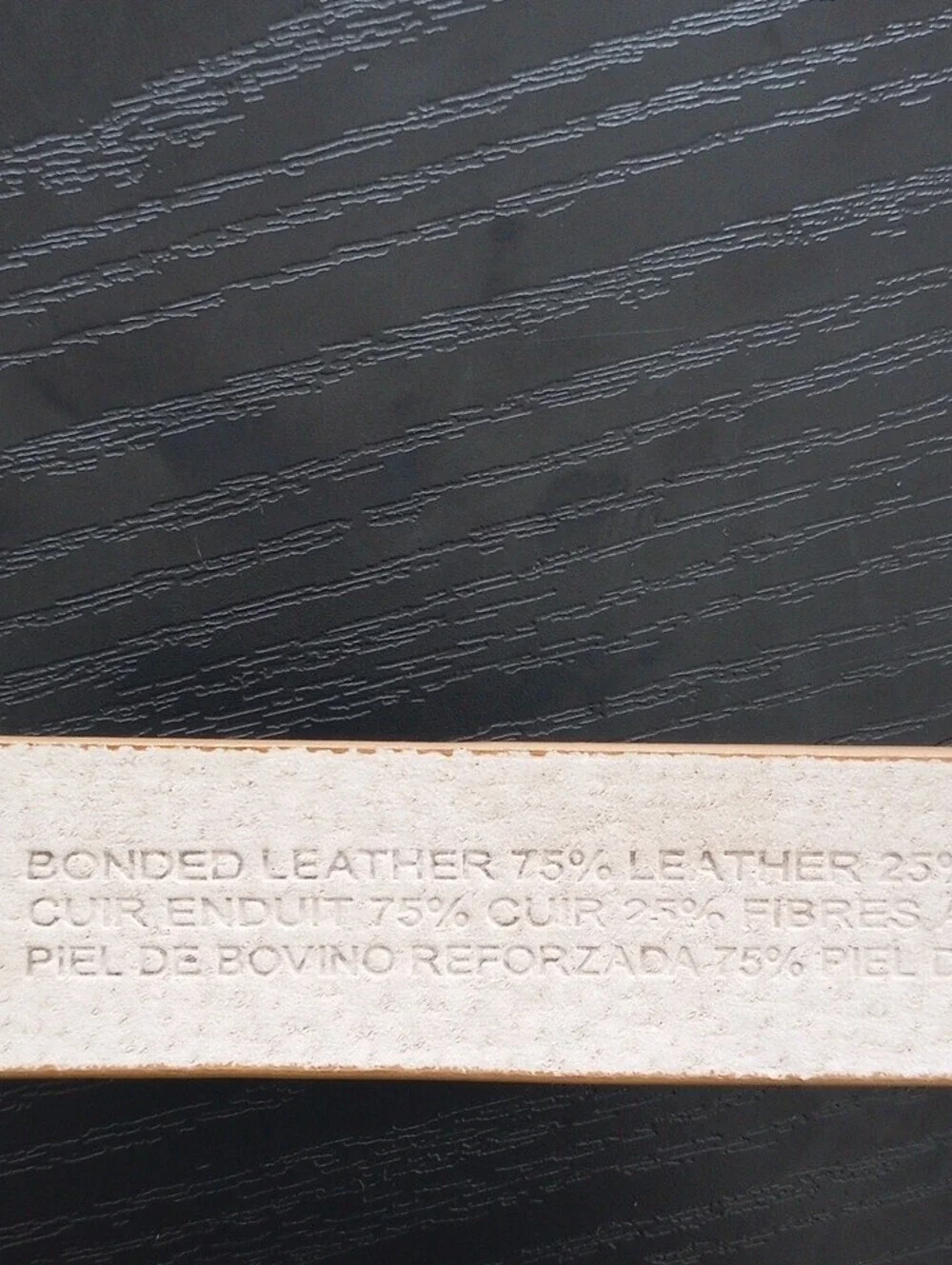 Liz Claiborne Tan Genuine & Vegan Leather Belt with Silvertone Buckle